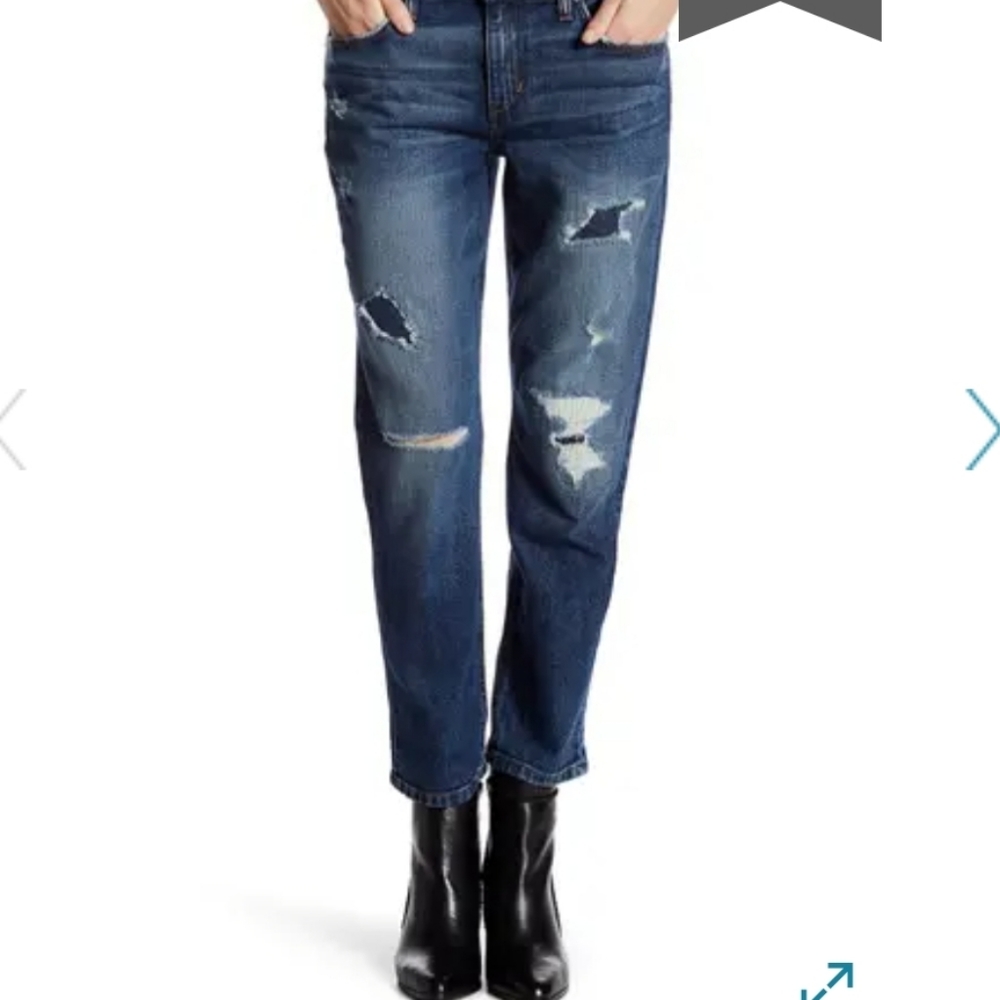 Joe's Ex Lover Distressed Cropped Jeans